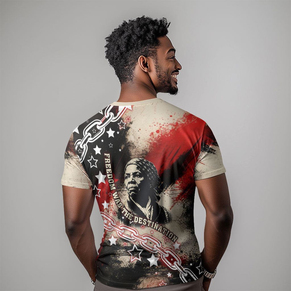 Freedom Fighter Harriet Tubman T shirt Freedom Was The Destination 1822