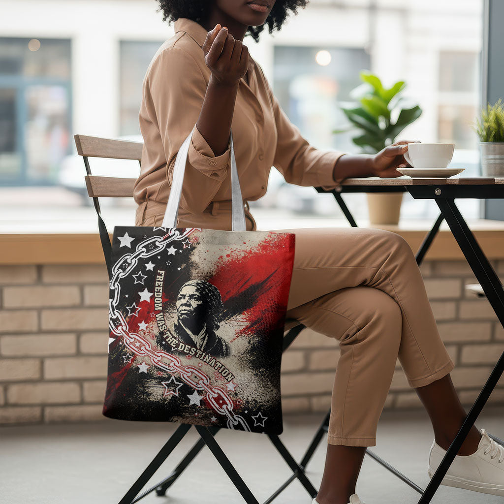 Freedom Fighter Harriet Tubman Tote Bag Freedom Was The Destination 1822