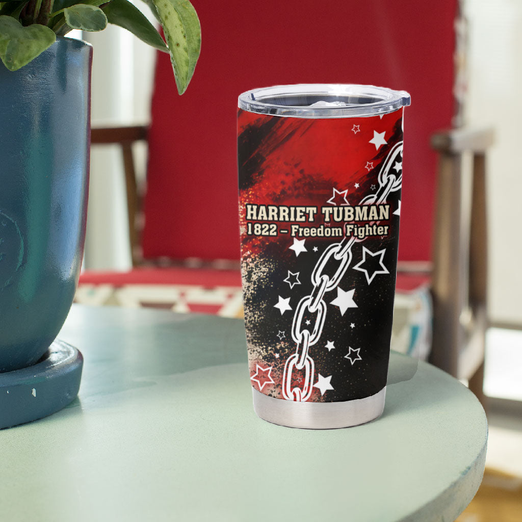 Freedom Fighter Harriet Tubman Tumbler Cup Freedom Was The Destination 1822