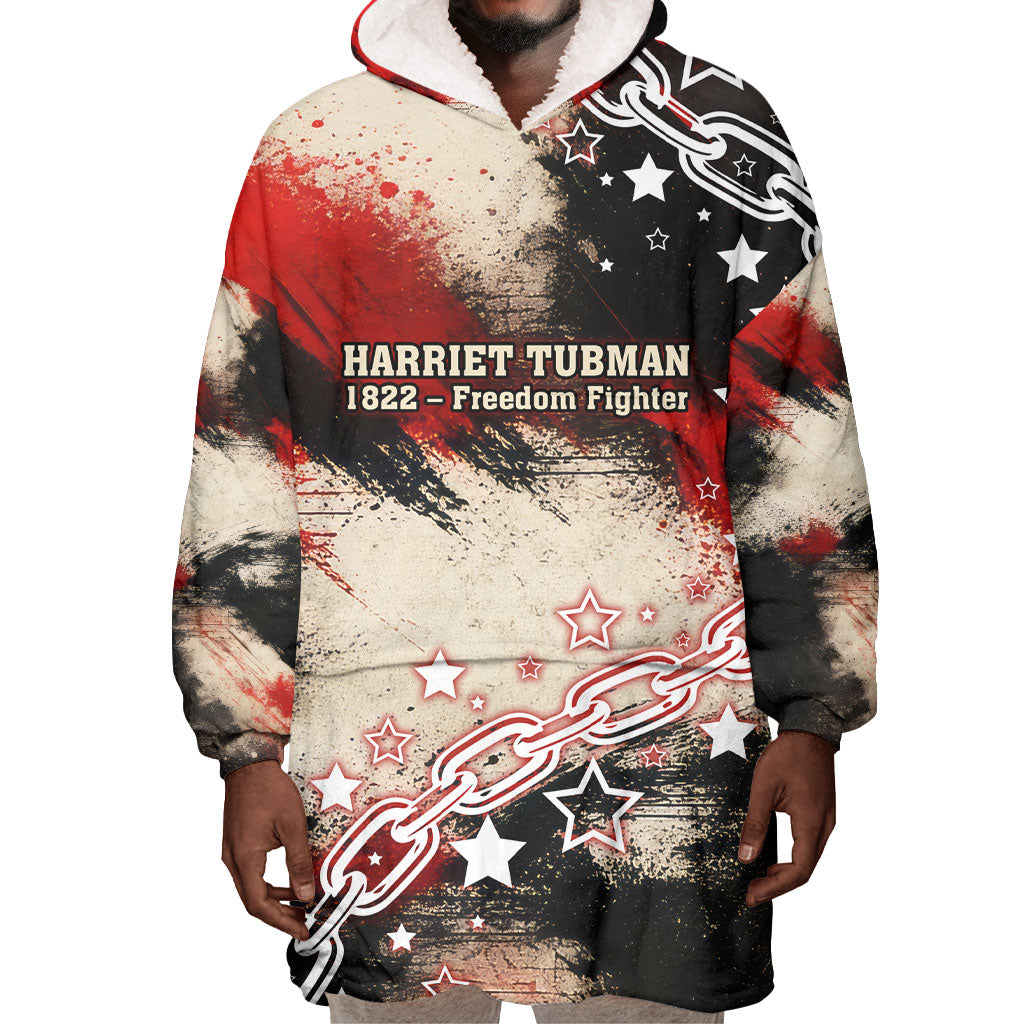 Freedom Fighter Harriet Tubman Wearable Blanket Hoodie Freedom Was The Destination 1822