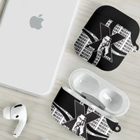 Malcolm X Legacy 1925-2026 AirPods Case African American Heritage - Iconic Portrait Silhouette