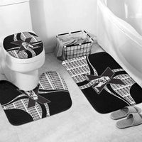 Malcolm X Legacy 1925-2026 Bathroom Set African American Heritage - Iconic Portrait Silhouette