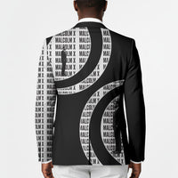 Malcolm X Legacy 1925-2026 Blazer African American Heritage - Iconic Portrait Silhouette