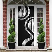 Malcolm X Legacy 1925-2026 Door Cover African American Heritage - Iconic Portrait Silhouette