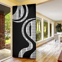 Malcolm X Legacy 1925-2026 Door Cover African American Heritage - Iconic Portrait Silhouette