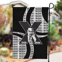 Malcolm X Legacy 1925-2026 Garden Flag African American Heritage - Iconic Portrait Silhouette