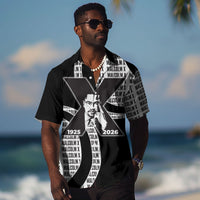 Malcolm X Legacy 1925-2026 Hawaiian Shirt African American Heritage - Iconic Portrait Silhouette