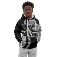 Malcolm X Legacy 1925-2026 Kid Hoodie African American Heritage - Iconic Portrait Silhouette