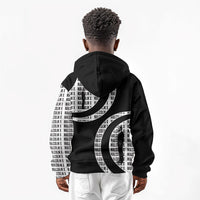 Malcolm X Legacy 1925-2026 Kid Hoodie African American Heritage - Iconic Portrait Silhouette