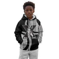 Malcolm X Legacy 1925-2026 Kid Hoodie African American Heritage - Iconic Portrait Silhouette
