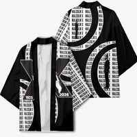Malcolm X Legacy 1925-2026 Kimono African American Heritage - Iconic Portrait Silhouette