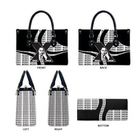 Malcolm X Legacy 1925-2026 Leather Bag African American Heritage - Iconic Portrait Silhouette