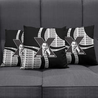 Malcolm X Legacy 1925-2026 Pillow Cover African American Heritage - Iconic Portrait Silhouette