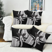 Malcolm X Legacy 1925-2026 Pillow Cover African American Heritage - Iconic Portrait Silhouette