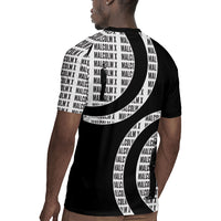 Malcolm X Legacy 1925-2026 Rugby Jersey African American Heritage - Iconic Portrait Silhouette