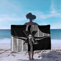 Malcolm X Legacy 1925-2026 Sarong African American Heritage - Iconic Portrait Silhouette