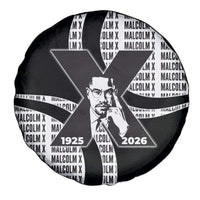 Malcolm X Legacy 1925-2026 Spare Tire Cover African American Heritage - Iconic Portrait Silhouette