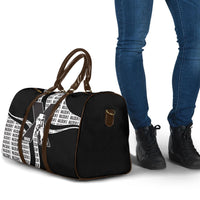 Malcolm X Legacy 1925-2026 Travel Bag African American Heritage - Iconic Portrait Silhouette