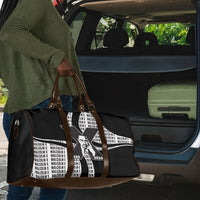 Malcolm X Legacy 1925-2026 Travel Bag African American Heritage - Iconic Portrait Silhouette