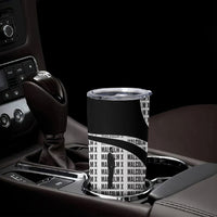 Malcolm X Legacy 1925-2026 Tumbler Cup African American Heritage - Iconic Portrait Silhouette