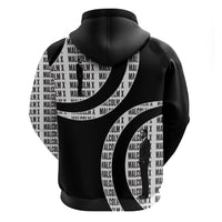 Malcolm X Legacy 1925-2026 Zip Hoodie African American Heritage - Iconic Portrait Silhouette