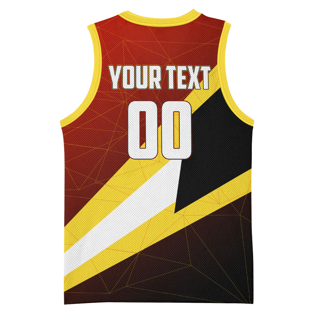 Personalized Belgium Red Devils Football Mascot Basketball Jersey Fierce Devil Graphic With Belgian Flag