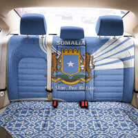 Somalia Back Car Seat Cover with Coat of Arms One Star One Nation Blue White Spirit