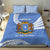 Somalia Bedding Set with Coat of Arms One Star One Nation Blue White Spirit
