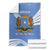 Somalia Blanket with Coat of Arms One Star One Nation Blue White Spirit