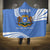 Somalia Hooded Blanket with Coat of Arms One Star One Nation Blue White Spirit