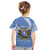 Somalia Kid T Shirt with Coat of Arms One Star One Nation Blue White Spirit