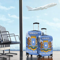 Somalia Luggage Cover with Coat of Arms One Star One Nation Blue White Spirit