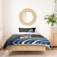 Somalia Bedding Set with From Nomads to Nation Camel Galaxy Flag Spirit