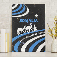 Somalia Canvas Wall Art with From Nomads to Nation Camel Galaxy Flag Spirit