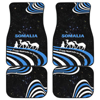 Somalia Car Mats with From Nomads to Nation Camel Galaxy Flag Spirit