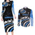 Somalia Couples Matching Long Sleeve Bodycon Dress and Long Sleeve Button Shirt with From Nomads to Nation Camel Galaxy Flag Spirit