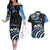 Somalia Couples Matching Off The Shoulder Long Sleeve Dress and Hawaiian Shirt with From Nomads to Nation Camel Galaxy Flag Spirit