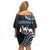 Somalia Family Matching Off Shoulder Short Dress and Hawaiian Shirt with From Nomads to Nation Camel Galaxy Flag Spirit