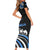 Somalia Family Matching Short Sleeve Bodycon Dress and Hawaiian Shirt with From Nomads to Nation Camel Galaxy Flag Spirit