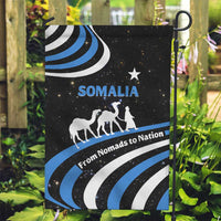 Somalia Garden Flag with From Nomads to Nation Camel Galaxy Flag Spirit
