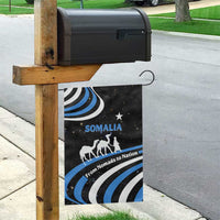 Somalia Garden Flag with From Nomads to Nation Camel Galaxy Flag Spirit