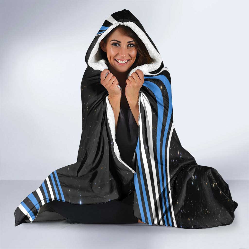 Somalia Hooded Blanket with From Nomads to Nation Camel Galaxy Flag Spirit