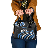 Somalia Shoulder Handbag with From Nomads to Nation Camel Galaxy Flag Spirit