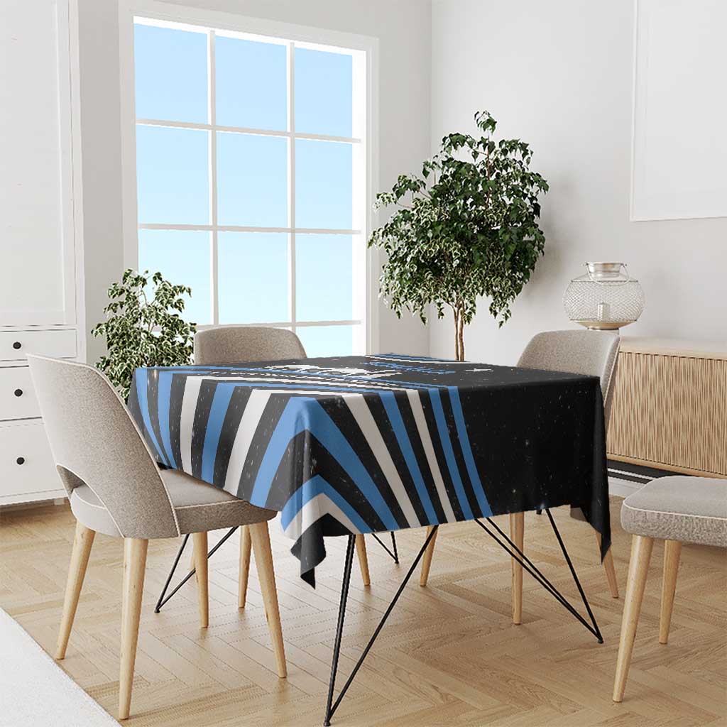 Somalia Tablecloth with From Nomads to Nation Camel Galaxy Flag Spirit