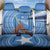 Somalia Back Car Seat Cover with Raised Fist Flag Blue Unity Wave Spirit