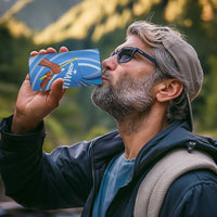 Somalia 4 in 1 Can Cooler Tumbler with Raised Fist Flag Blue Unity Wave Spirit