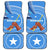 Somalia Car Mats with Raised Fist Flag Blue Unity Wave Spirit