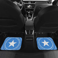 Somalia Car Mats with Raised Fist Flag Blue Unity Wave Spirit