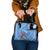 Somalia Shoulder Handbag with Raised Fist Flag Blue Unity Wave Spirit