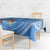 Somalia Tablecloth with Raised Fist Flag Blue Unity Wave Spirit